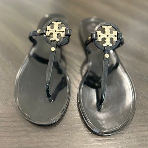 Tory Burch Jellied Sandal Size 7 Black